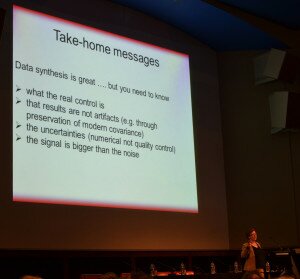 Sandy Harrison with the take home messages to remember and understand when using models