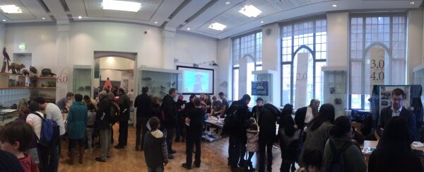 Some of our 1,200 visitors taking part in our activities